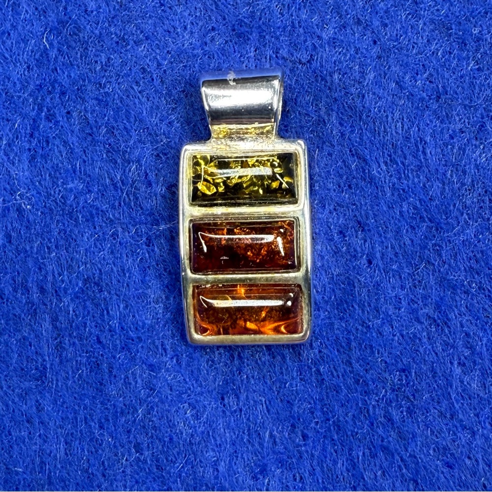 925 Sterling Silver Triple Layer Multi-Colored Ba… - image 6